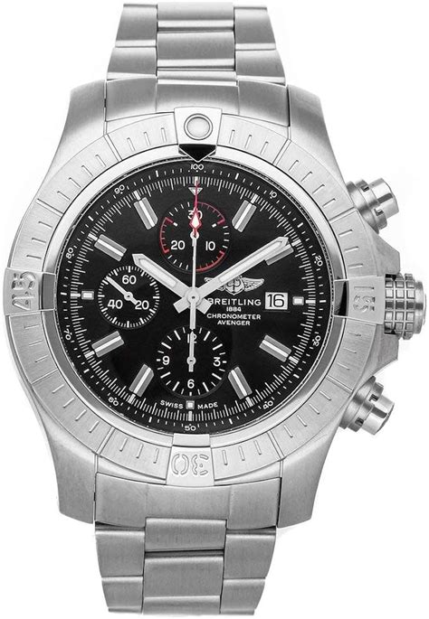 Breitling Avenger Mechanical (Automatic) Black Dial Mens Watch .